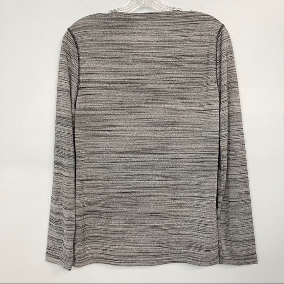 𝅺adidas Ultimate Tee Multi Shade Gray Long Sleeve - Picture 6 of 9